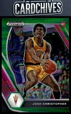 Josh Christopher 2021 Panini Prizm Draft Picks #22 Green