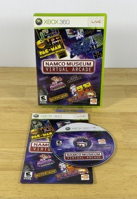 Namco Museum: Virtual Arcade (Xbox 360, 2008) CIB Complete W/ Manual Tested!