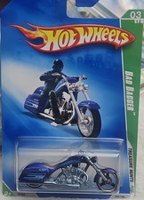 Hot Wheels Bad Bagger Treasure Hunt Treasure Hunts Blue/Silver 1:64 Motorcycle