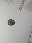 Dug Civil War era flat  button