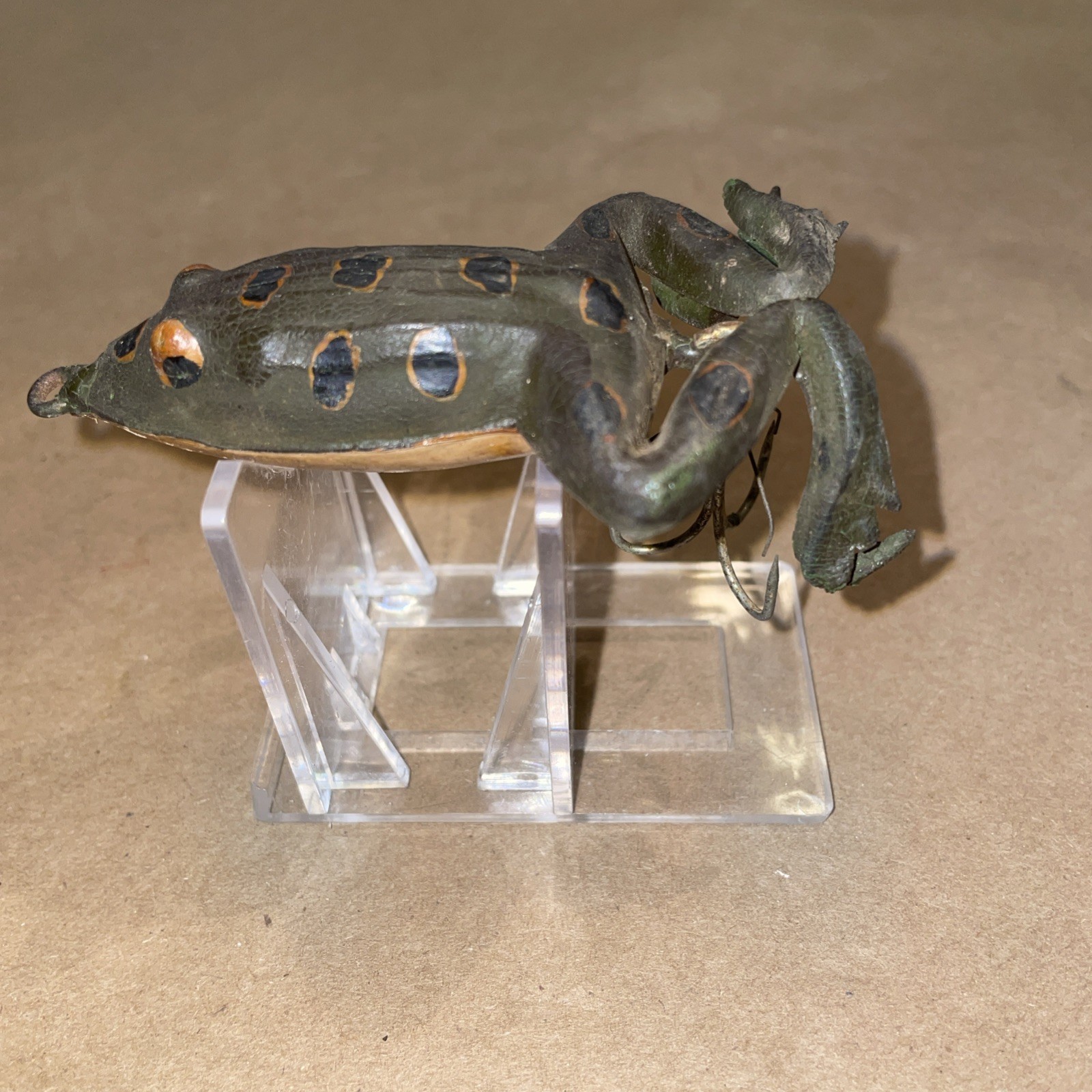 Vintage P&K Rubber Frog In Spotted Bull Frog Pattern | eBay