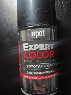 Upol 7.4oz Unopened Can Toyota/Lexus Pro Grade Auto Paint 204- Black Metallic 