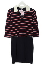 NAF NAF Abito a maniche lunghe Donna Abito Taglia IT 40 blu scuro-rosso-bianco