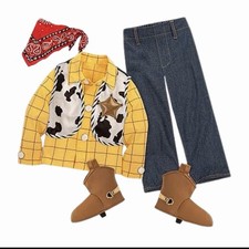 NWT Disney Store Woody Costume Set Boys Toy Story: Size 9/10