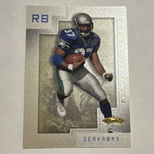 Topps 2000 Finest Shaun Alexander #12 Seattle Seahawks Football Rookie Card. rookie card picture