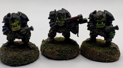 Warhammer 40K Ork Kommandos Metal OOP Rogue Trader 2nd Edition Lot of 3