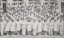 Richmond Kentucky Stephen Collins Foster Music Camp Vtg Postcard I14