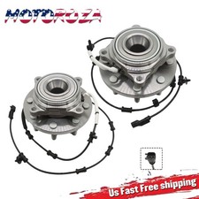 Pair Front Wheel Hub Bearing For 2014 2015 2016 2017 2018 Ram 2500 3500