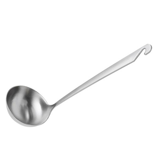 1 pieza de acero inoxidable cocina sopa cocina cuchara olla caliente mango largo cuchara