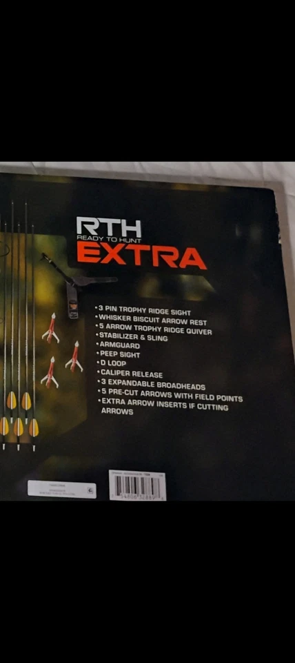 Kit de arco compuesto BEAR VAST RTH EXTRA con mira de 3 pines AV04A2X0A7R EXTRAS Foto 3 de 4