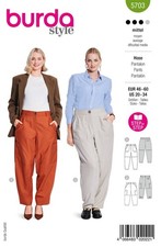 Schnittmuster Hose in Barrel-Form Burda a5703 46-60