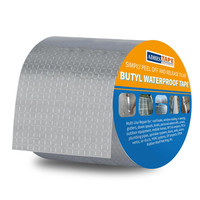 Wasserdichtes Butylband Silber 10Cm X 5M Abdichtung Dachle