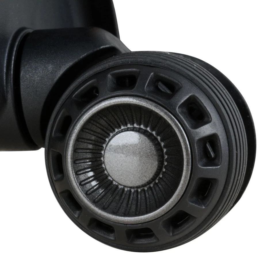 透明硬质万向轮行李箱,半透明,随身携带 22 英寸 — 第 4/4 张图片