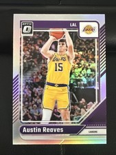 Austin Reaves SILVER Holo! 2024-25 Donruss Optic #140 LA Lakers