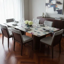 Multi Agate Stone Dining Room Center Tabletop Handmade Luxury Custom Home Decor