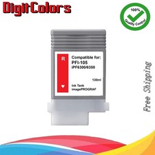 PFI-105 Red Ink Tank Cartridge For Canon IPF 6300 IFP 6350 PFI105R