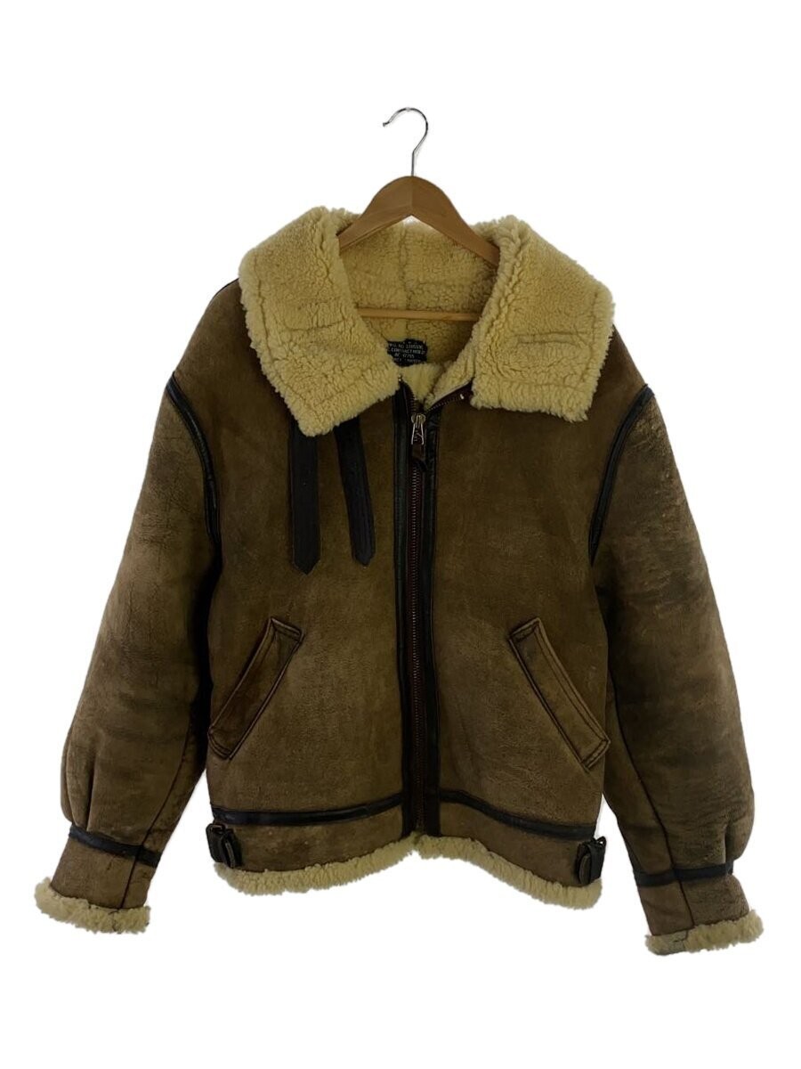 Avirex Leather Flight Jacket Size 44 Cml Style 33H5595