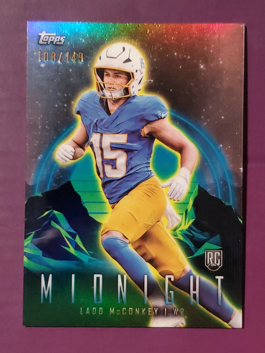 2024 Topps Midnight - Ladd McConkey #52 Morning /149 (RC)
