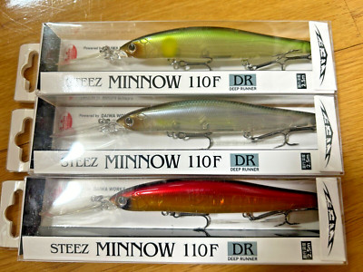 [Brand new, unused] Daiwa Steez Minnow 110F DR 3-piece set