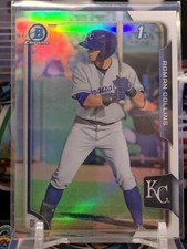 2015 1st Bowman Chrome 1st Refractor Roman Collins #122 Kansas City Royals 5G