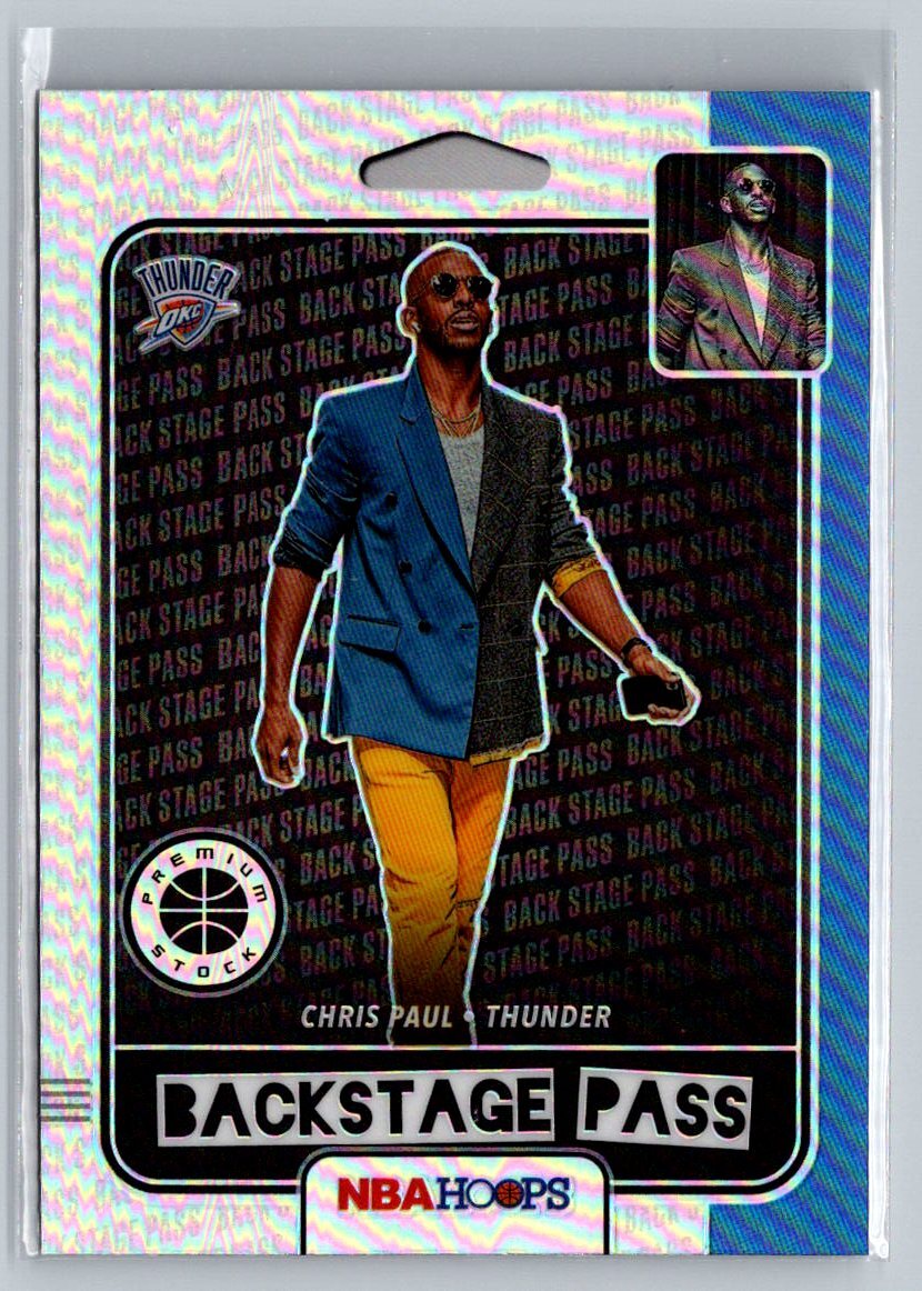 2019-20 Hoops Premium Stock #2 Chris Paul Backstage Pass Holo