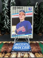 1989 Fleer Baseball John Smoltz Braves Base Card RC Rookie 602