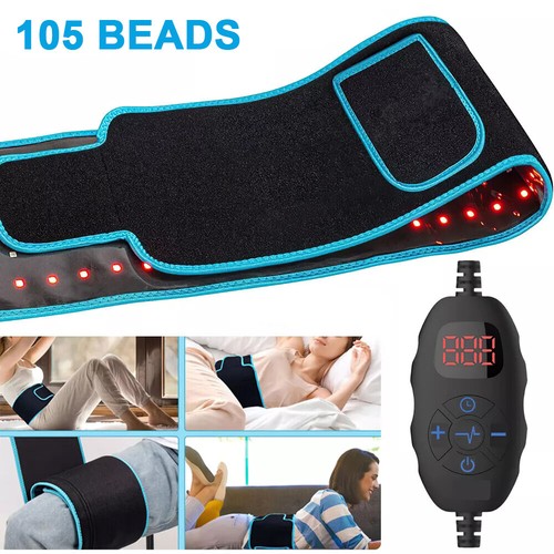 660nm Red & 850nm Near Infrared Light Therapy Belt Wrap Pad Belt For Pain Relief - Picture 11 of 18