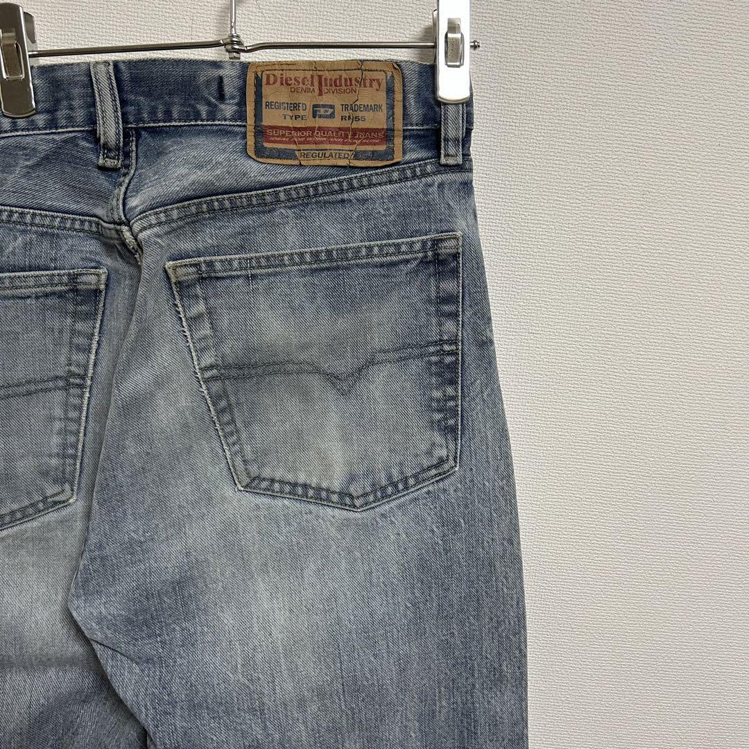 Diesel Men M 00'S Italian Straight Denim Jeans - Vintage Wash Luxury Regular Fit