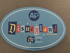 Official Disneyland AP Annual Passholder Magnet 65 years of magic anniversary