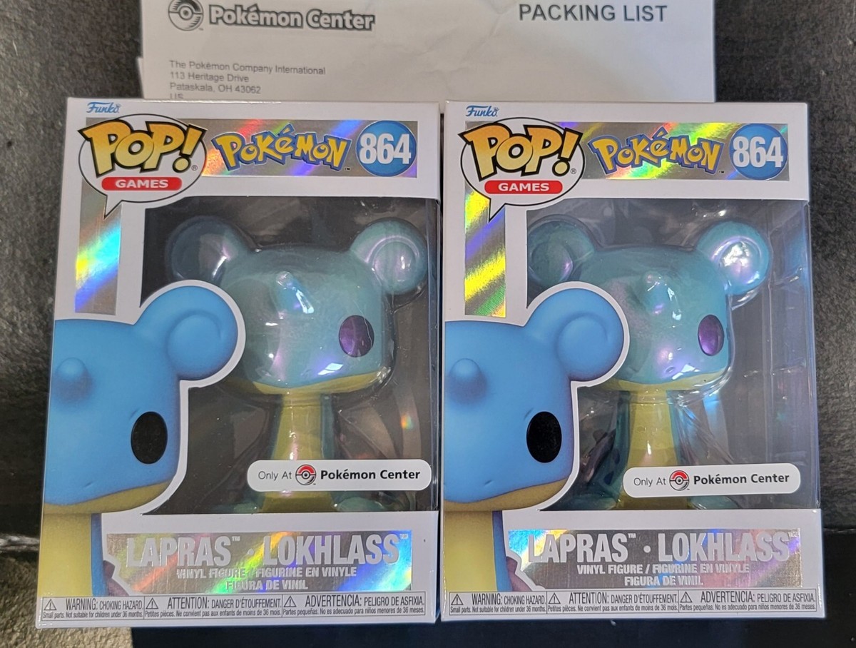 Funko Pop Lapras Pearlescent Pokemon Center Exclusive Figure Pop