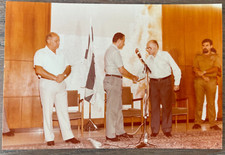 THE MOSSAD MENACHEM BEGIN YITZHAK HOFI LOT OF 7 PHOTOS HA-MOSAD 1970’S
