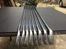 LADY HOGAN IRON SET 3-SW ( Missing 4) L FLEX Lady Apex SHAFT HOGAN Grips 8 Clubs