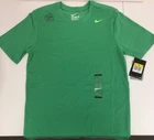 $25 Nike 706625-342 Men's Dri-FIT Cotton Tee T-shirt Spring Leaf Green / Volt S