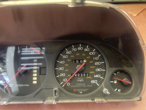 99 Honda Prelude Instrument Cluster Gauge Speedometer Auto AT 249K 97-01 - Picture 5 of 11