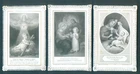 3 pious images, paper lace frame - The Child Jesus - circa 1860....