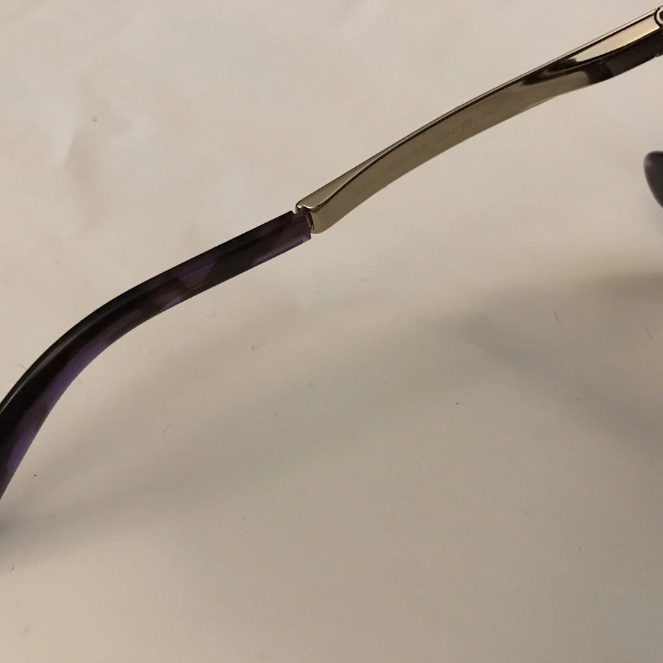 Gafas de sol Dolce & Gabbana DG 4243 501/T3 ojo de gato negro dorado púrpura 53-19~140 Foto 3 de 4