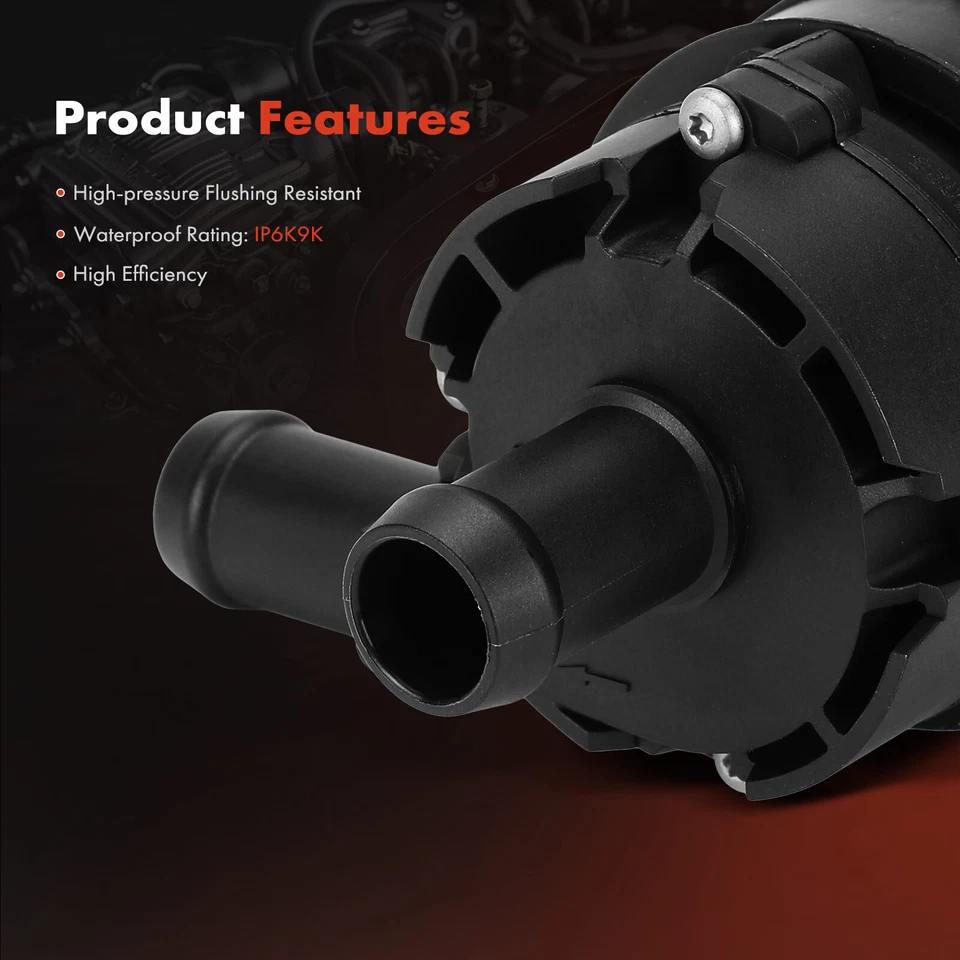 Bomba de agua eléctrica para Mercedes-Benz CLA250 2014-2017 E400 GLA250 Smart Fortwo Foto 3 de 4