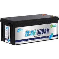 12V 300Ah Deep Cycle Lithium Battery LiFePO4 200A BMS for RV Solar Boat Off-grid