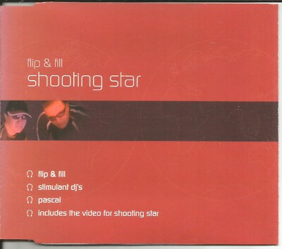 FLIP & FILL Shooting Star 4TRX 2 MIXES & EDIT & VIDEO CD Single SEALED USA seler