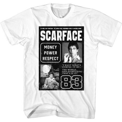 Scarface Another Name White Adult T-Shirt