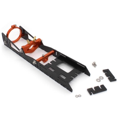 RC Boat TFL Motor Mount Carbon Alloy 40mm Monocoque Water Cooled Orange