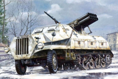 Roden 712 Sd.Kfz. 4/1 Panzerwerfer 42 (early) in 1:72 Bausatz Neu + OVP