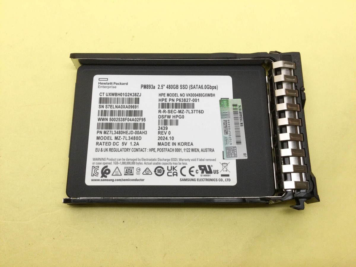 P40497-B21 HPE 480GB SATA 6G READ INTENSIVE SFF BC MV SSD P41522