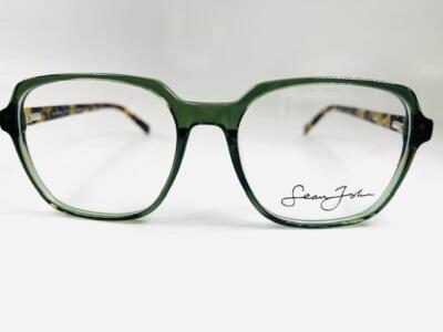 New SEAN JOHN SJLO 5160E 318 Olive & Tortoise Eyeglasses 57/18/150
