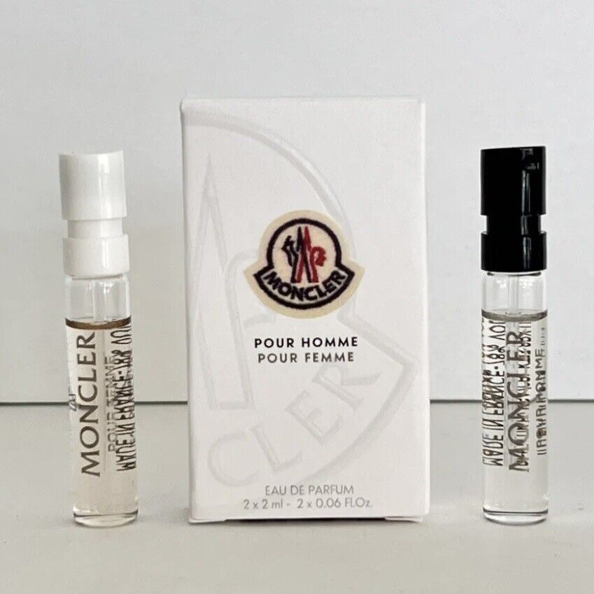 eBay in Box | Femme Set New 0.06 Sample Parfum ml Homme & Eau Each 2 De Pour Moncler oz