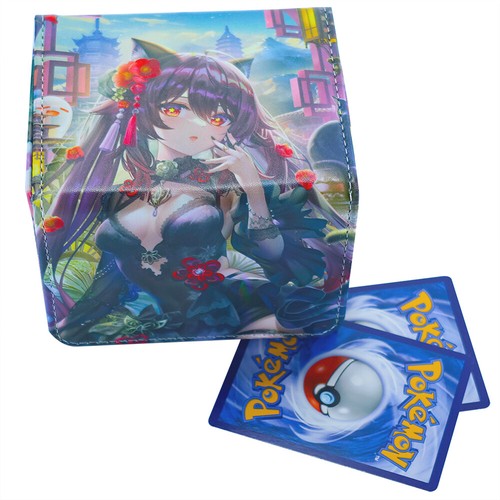 Genshin Impact HuTao Cosplay Game Card Box Anime Leather Storage Box Gift - Picture 3 of 5