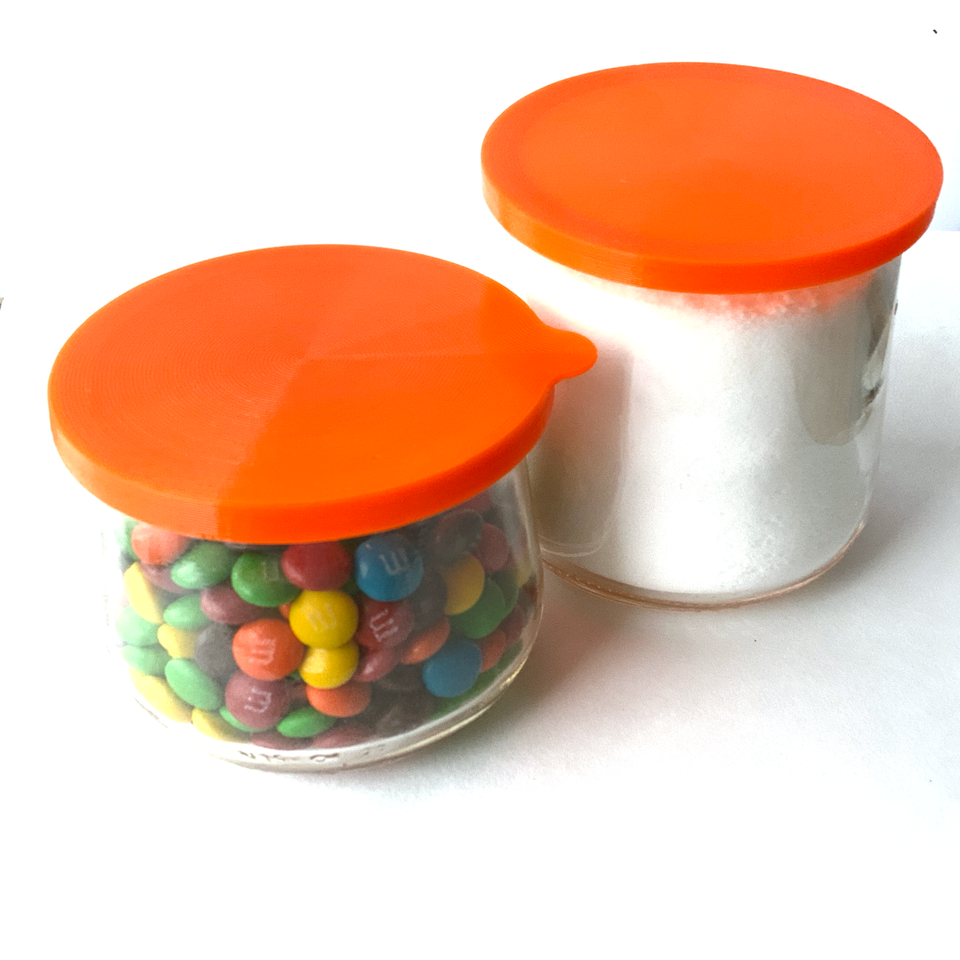 8 pack OUI Yogurt jar lids 75+ colors Pick your color! eBay