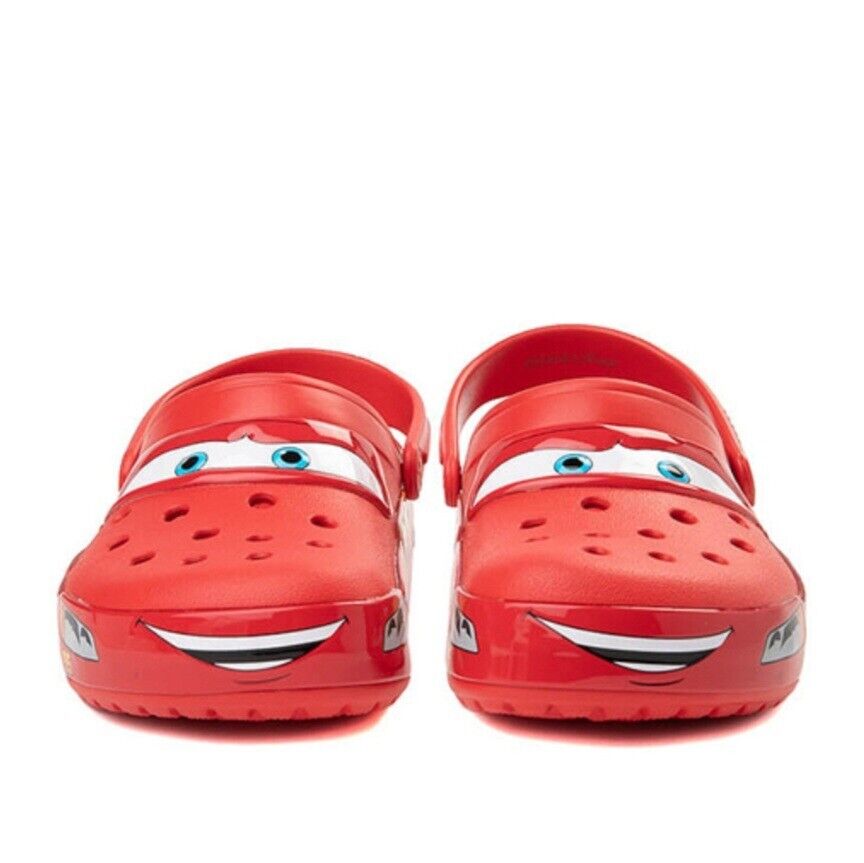 Crocs Fun Lab Disney and Pixar Cars Kids Clog Lightning McQueen Red, Size  C11