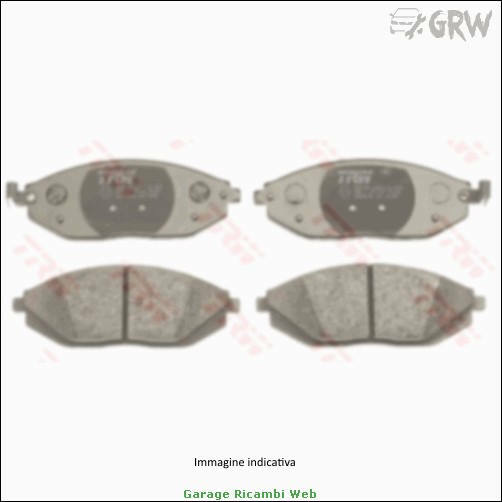 Gdb3268 Kit Pastiglie Freno Trw Anteriore Per Honda Civic Viii Vii Stream Fr-V