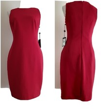 FREE SHIPPING Adrianna papell Size 4 Dress Sleeveless New With Tag Red Color 